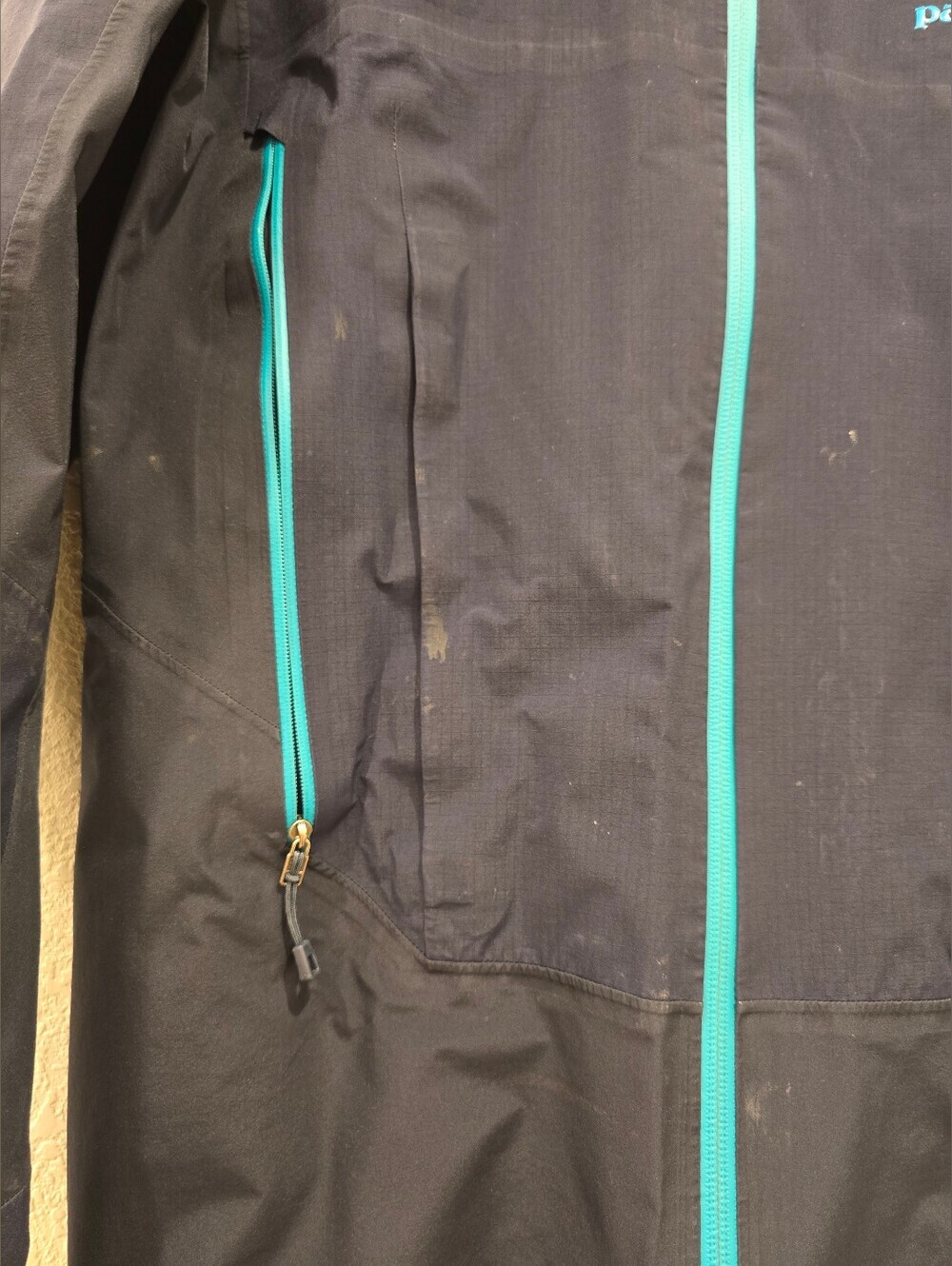 Patagonia Super Alpine Jacket- Men's Navy Blue/Grecian Blue-x-Small - Picture 6 of 9